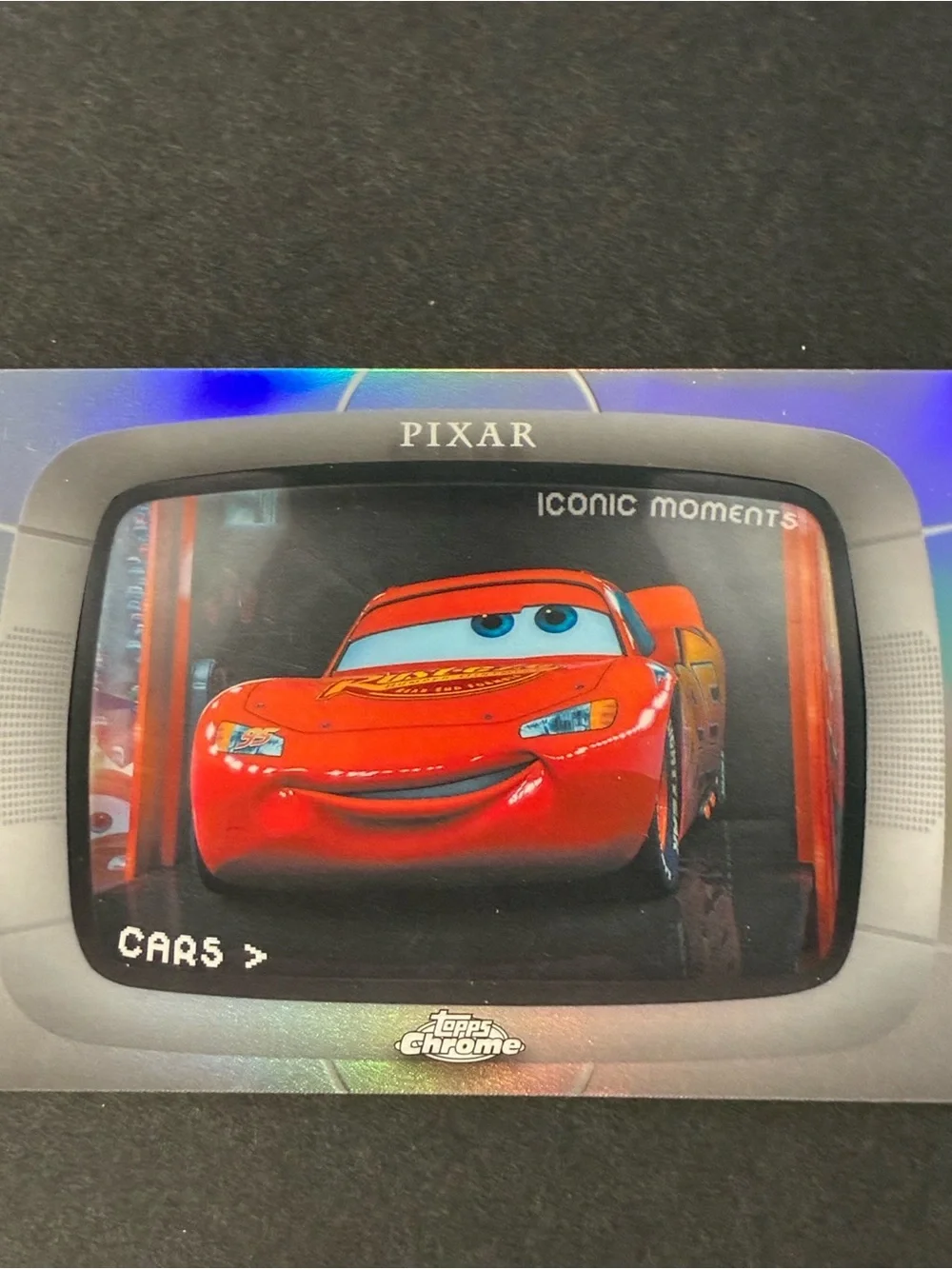 2026 Disney Topps Chrome IM-13 Speed I Am Speed Lightning McQueen Iconic Moments